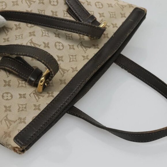 LOUIS VUITTON Monogram Mini Françoise 2Way Tote Bag Khaki M92209 Auth 116567 - Picture 7 of 15